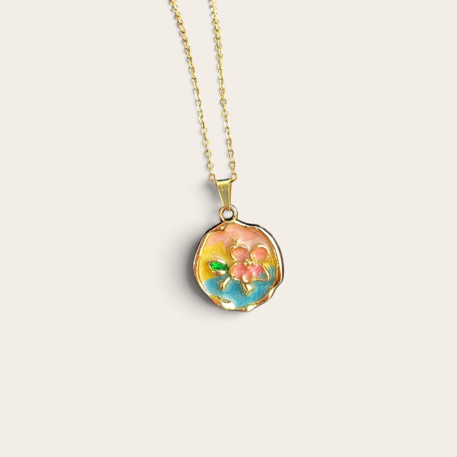 Colourful Flower Pendant_img_1