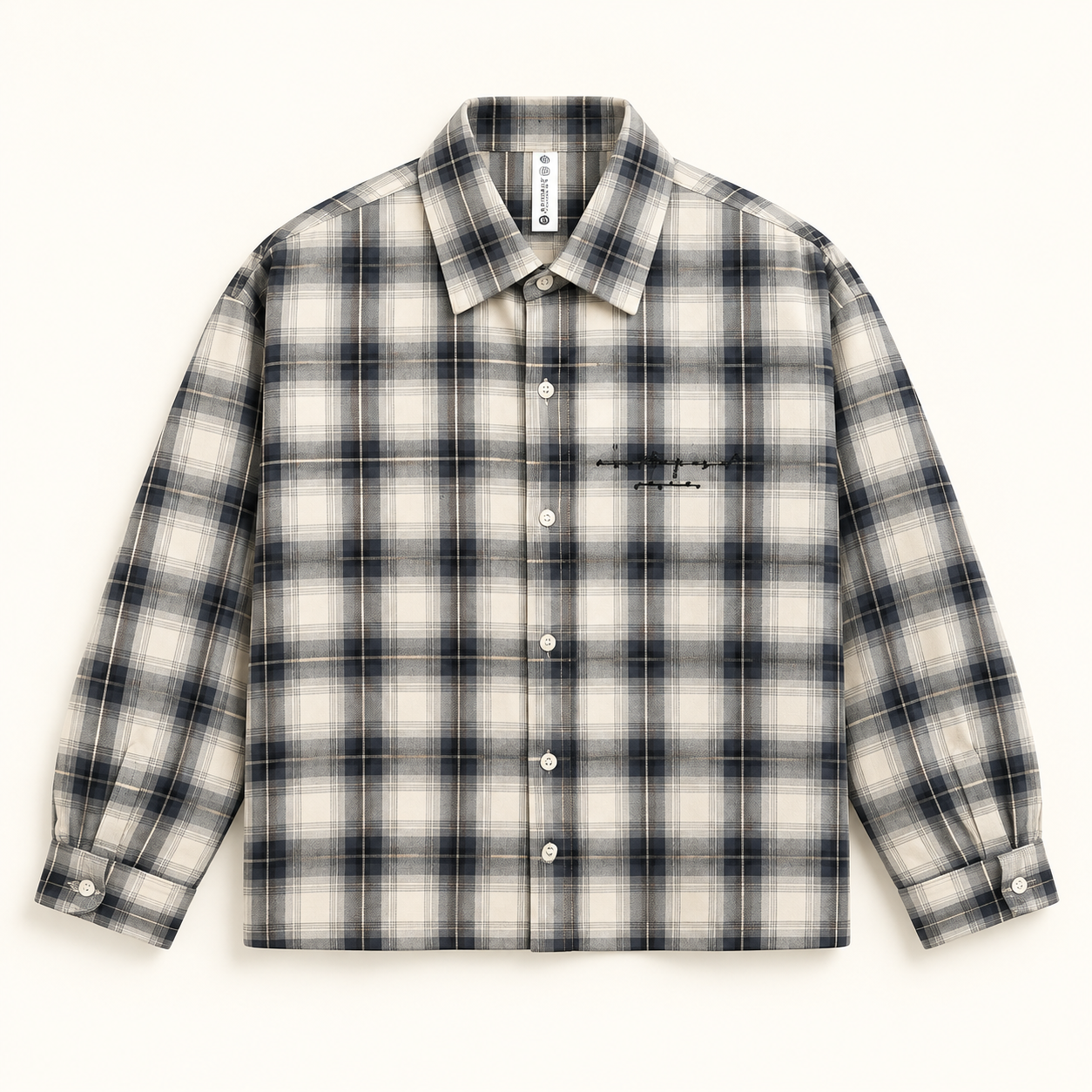 Midnight Check Signature Boxy