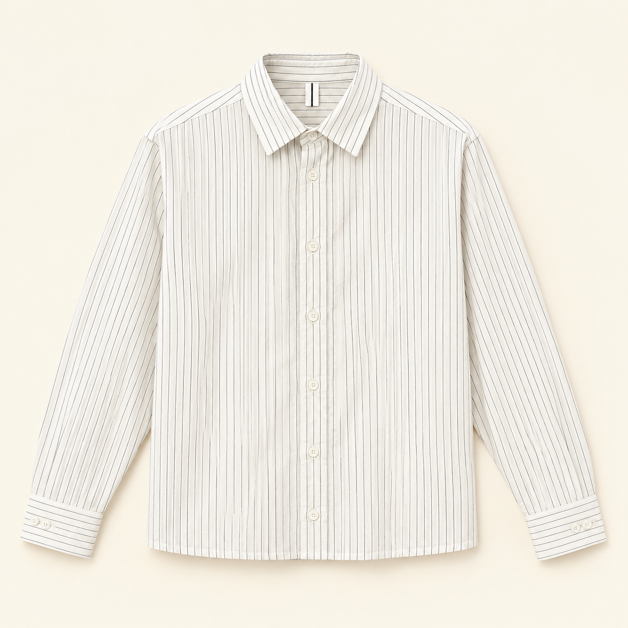 Ivory Pinstripe Classic Shirt
