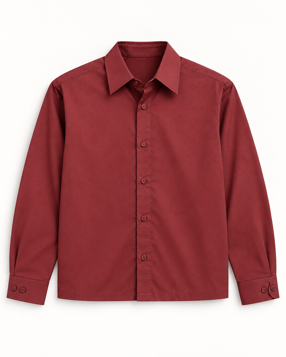 Crimson Boxy Shirt