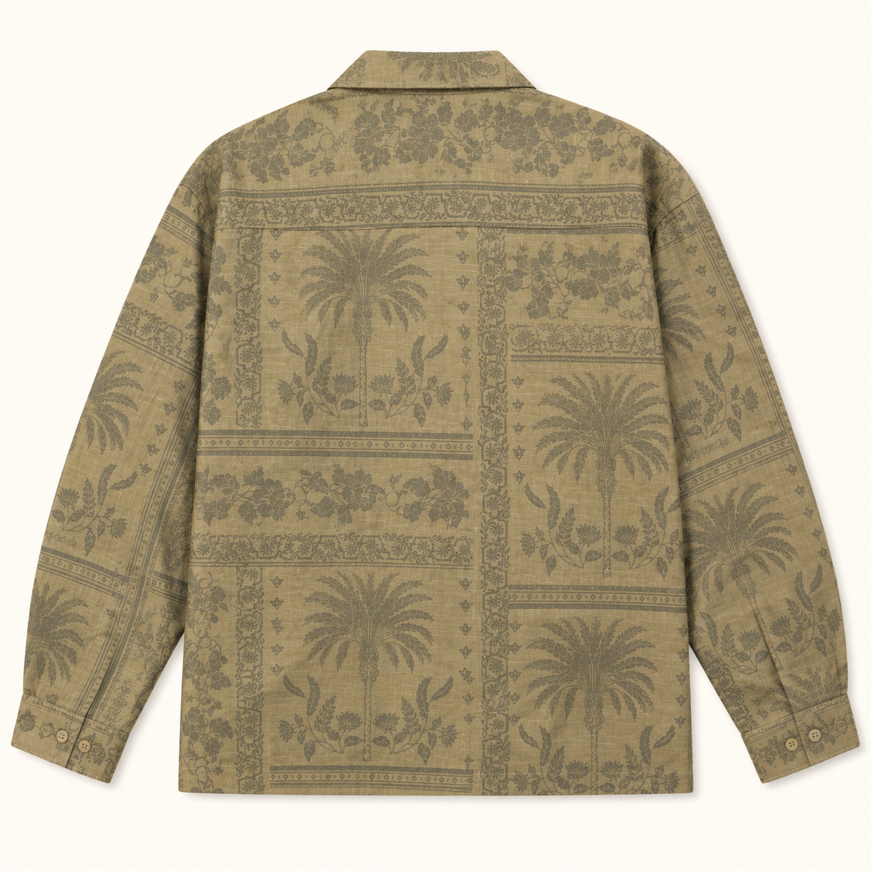 Olive Heritage Boxy Shirt thumbnail 5