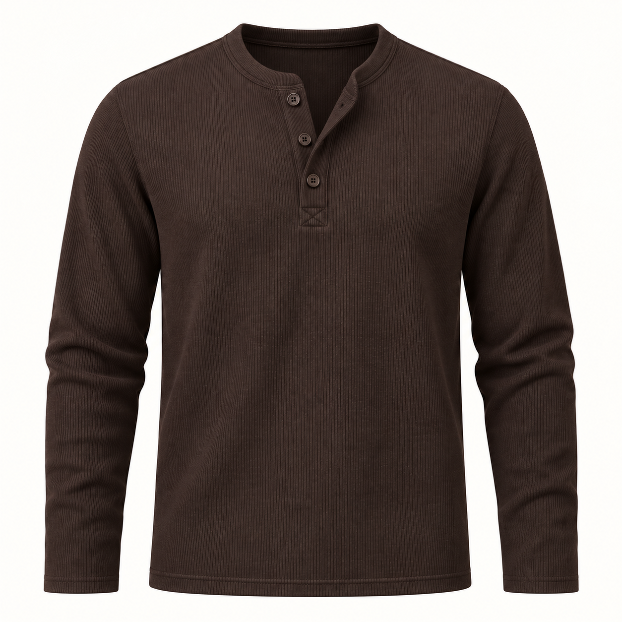Dark Espresso Henley