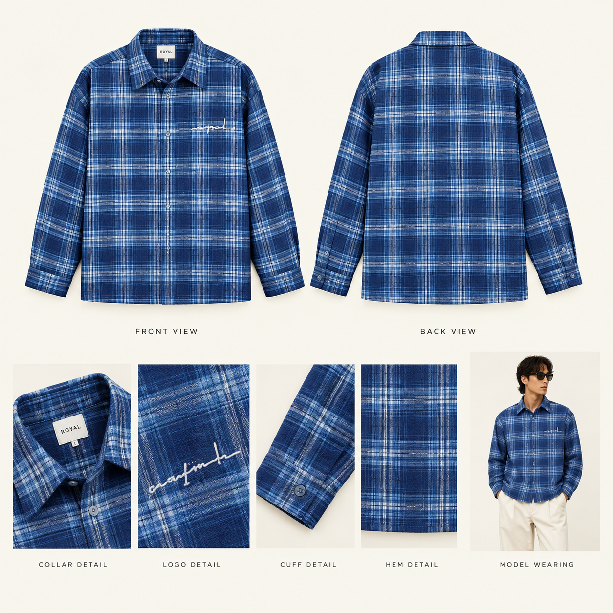 Boxy Signature Blue Shirt thumbnail 5