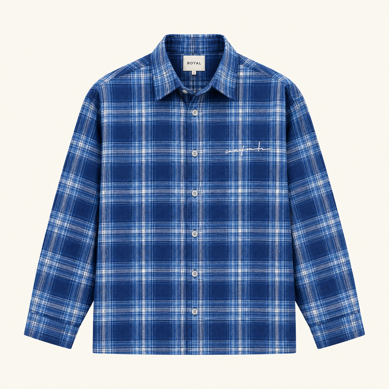 Boxy Signature Blue Shirt