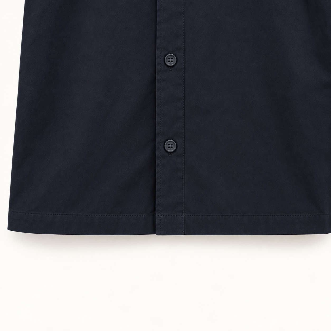 Navy Solid Boxy Shirt thumbnail 3