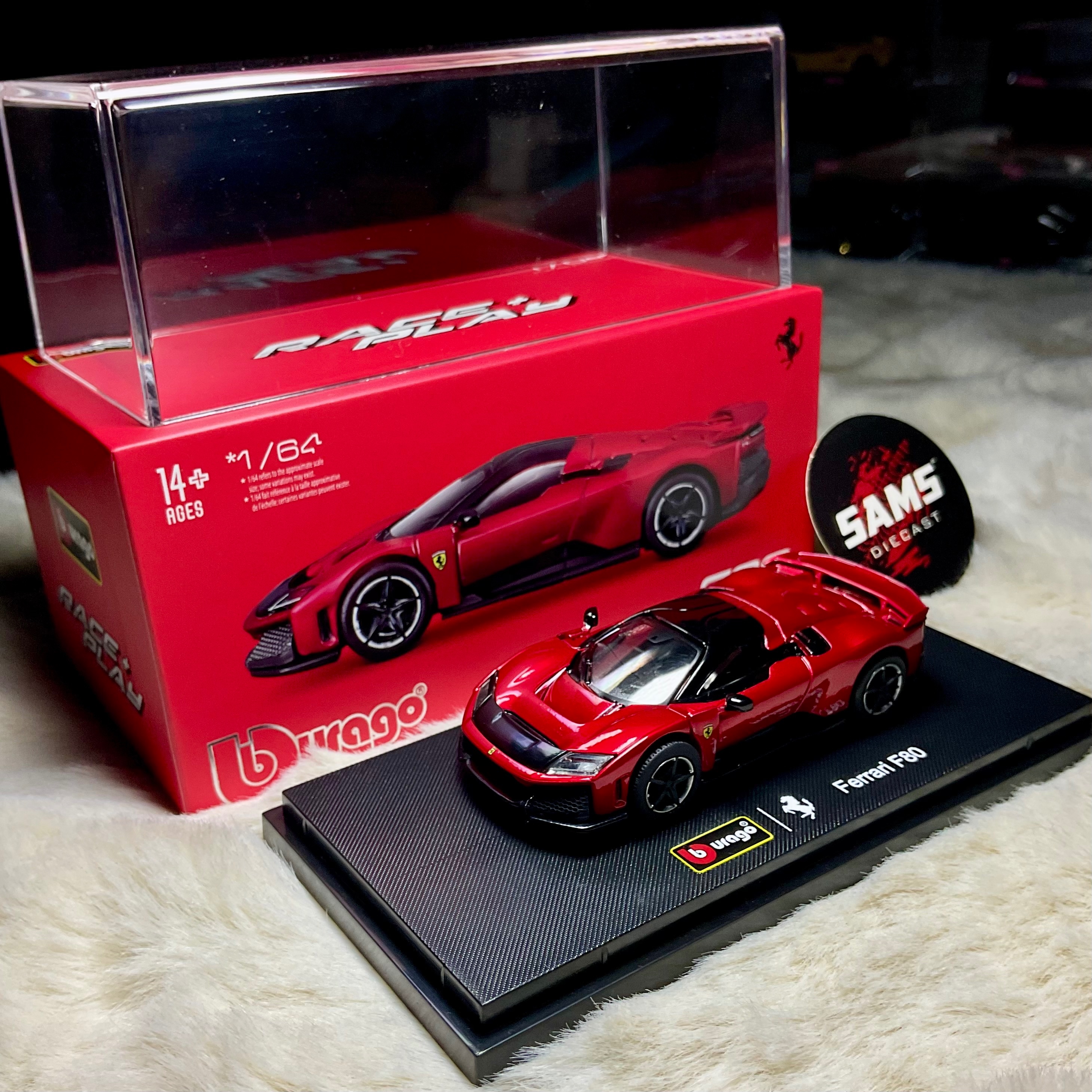 Pre-order || Bburago Premium - 1:64 Ferrari F80