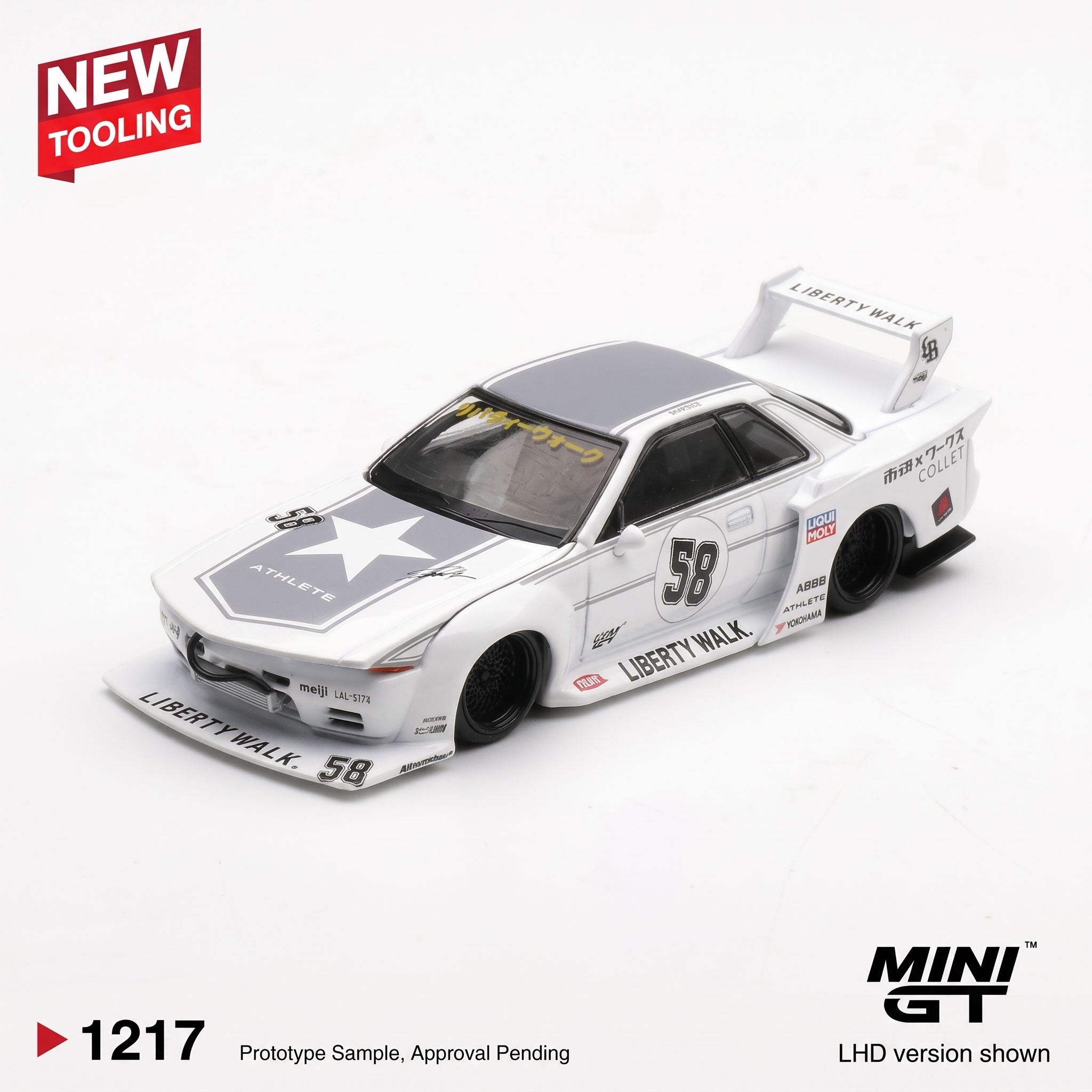 MINI GT #1217 || Nissan Skyline GT-R R32 LB-Kaido Works TAS 2025 1:64 - CH