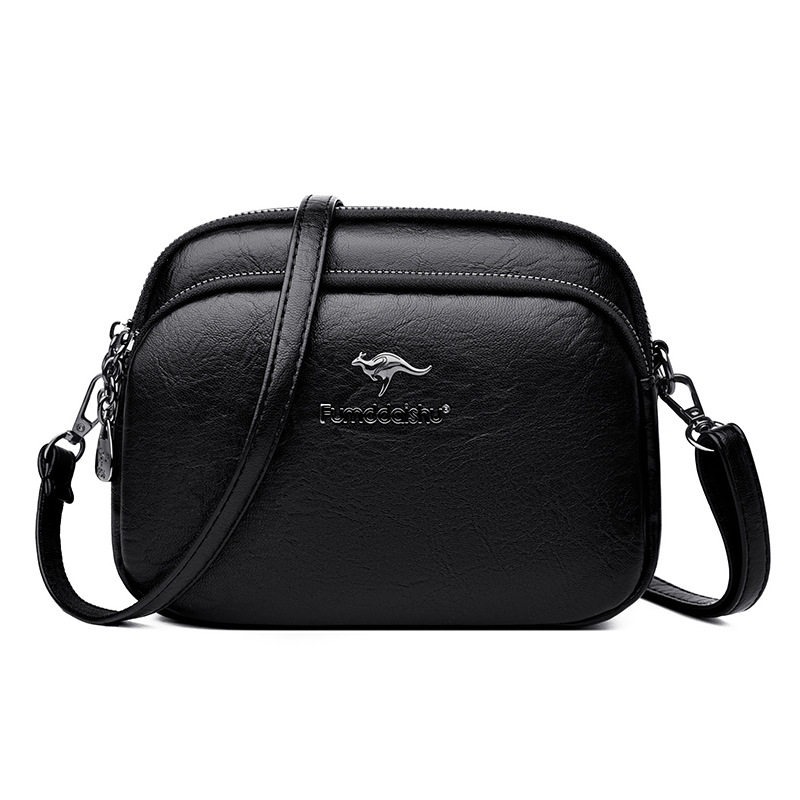 Women’s Small Square Shoulder Bag Soft Leather Large Capacity Crossbody Handbag thumbnail 2