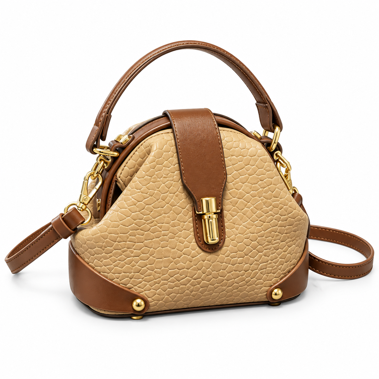 Textured Dome Handbag & Crossbody Bag thumbnail 4