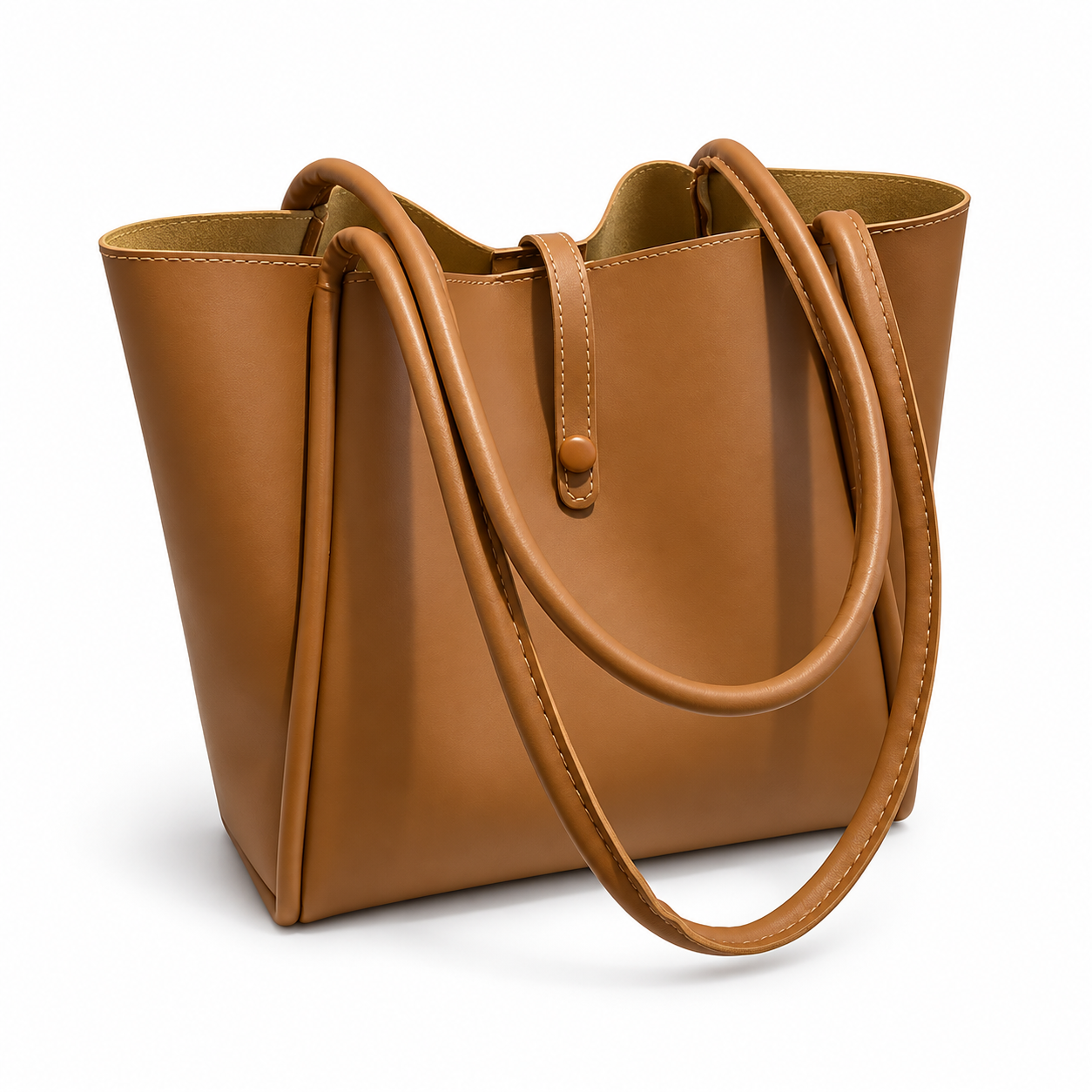 Korean-Style Large-Capacity Women’s Satchel Tote & Shoulder Bag thumbnail 3