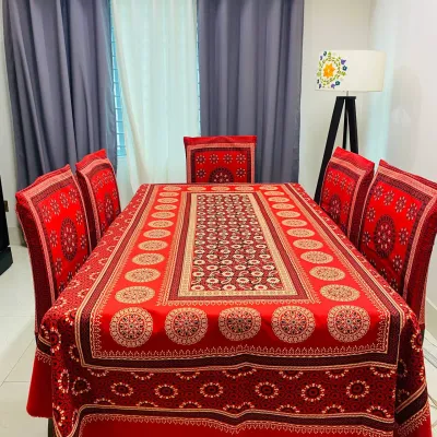 Richa (রিচা) - Elegant Artisan Block Print Tablecloth_img_0