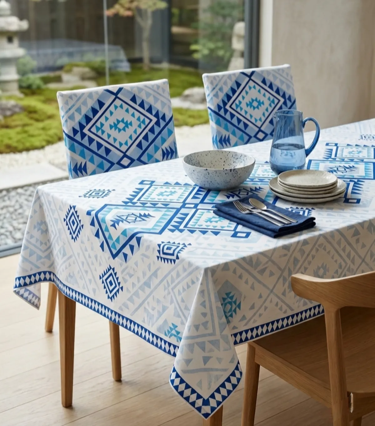 Maha (মাহা) – Refined Hand Block Dining Table Cloth (Copy)