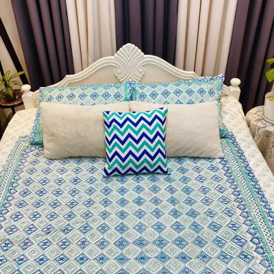 Joya – Premium Traditional Block Bedsheet & Pillow Covers_img_0