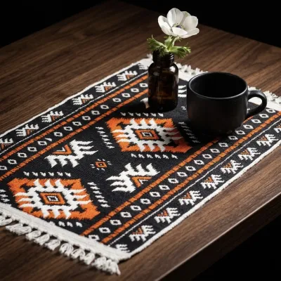 Aranya – Earthy Table Runner & 4 Placemat Set_img_5