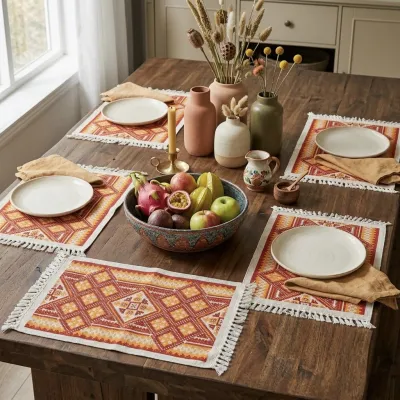 Kheya – Contemporary Runner & 4 Placemat Set_img_0
