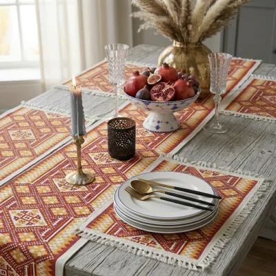 Kheya – Contemporary Runner & 4 Placemat Set_img_2