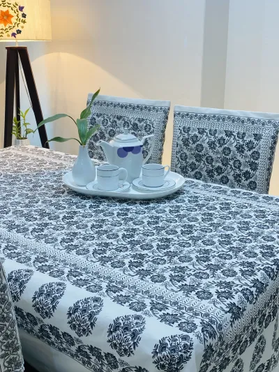 Sohini (সোহিনী) – Refined Hand Block Dining Table Cloth_img_0