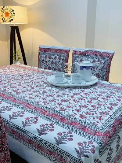 Tanima (তনিমা) – Artistic Hand Block Pattern Table Cloth_img_1