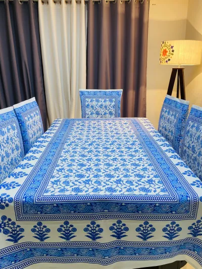 Keya (কেয়া) – Elegant Hand Block Pattern Table Cloth_img_3