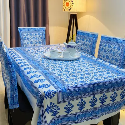 Keya (কেয়া) – Elegant Hand Block Pattern Table Cloth_img_0