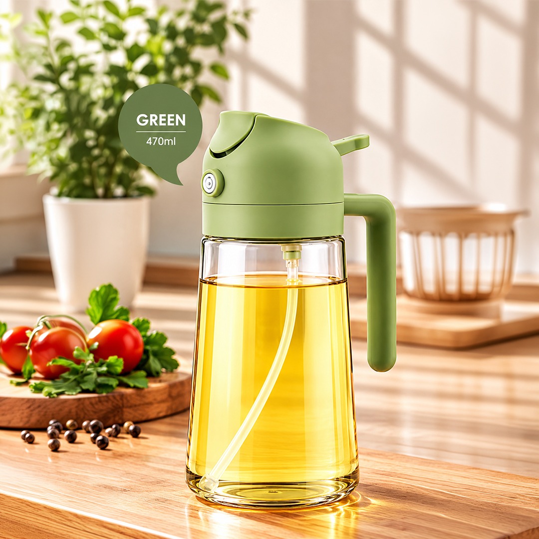 2-in-1 Oil Spray & Dispenser Bottle | kinvani_img_8
