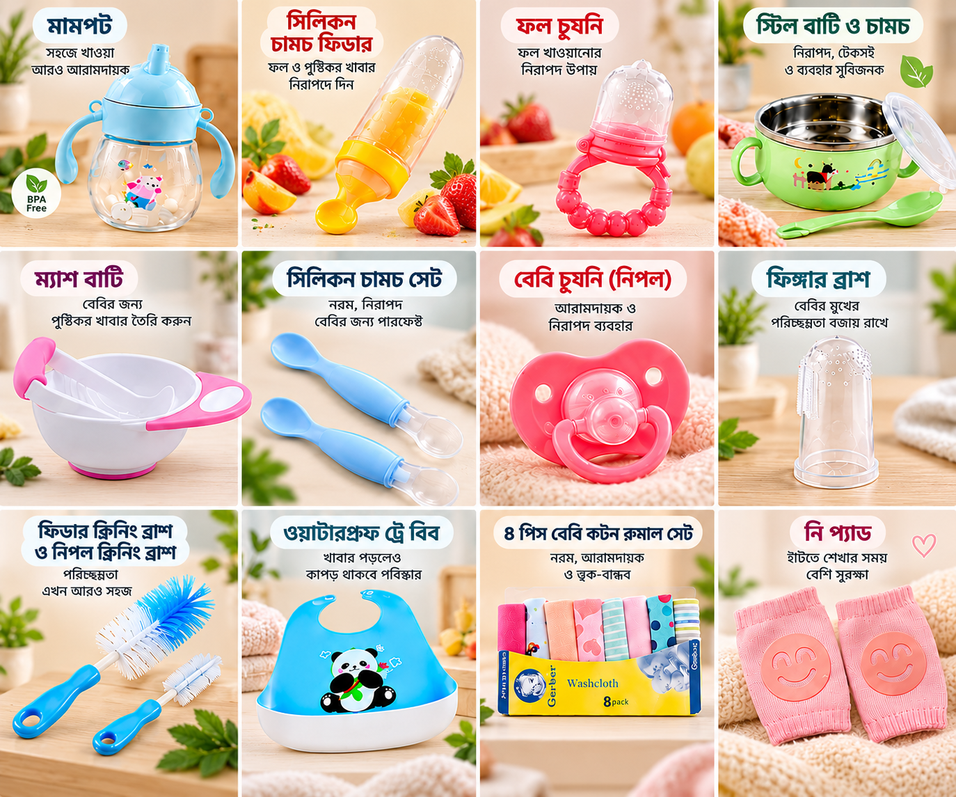 12-in-1 Solid Baby Care Combo_img_1