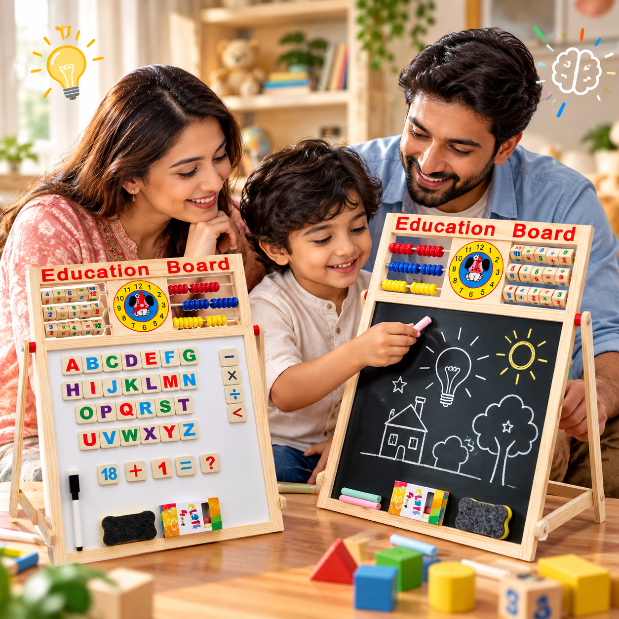 Double Sided Educational Multipurpose Writing Board_img_2