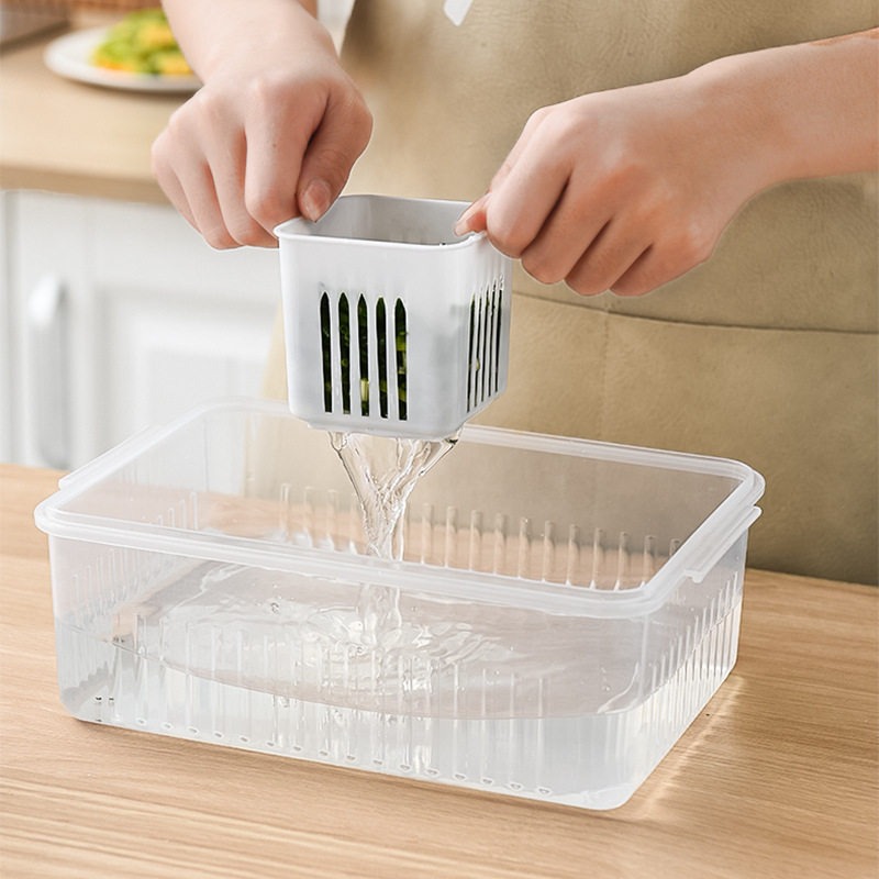 6-Compartment Vegetable & Seasoning Storage Box with Lid_img_5