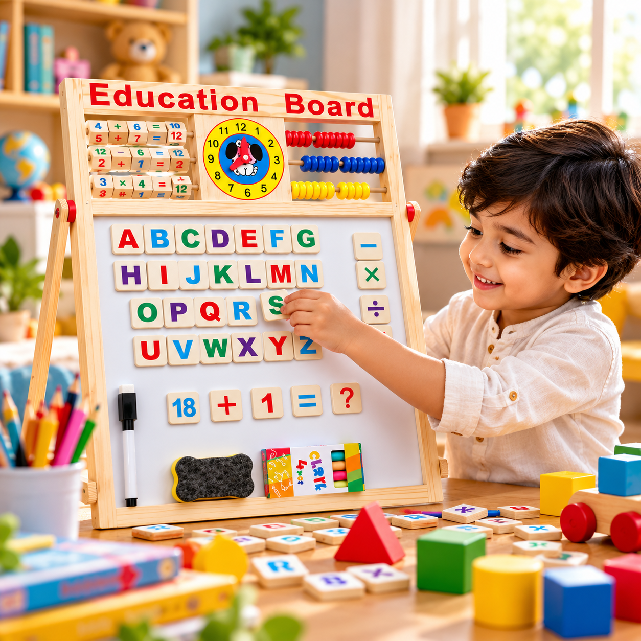 Double Sided Educational Multipurpose Writing Board_img_3