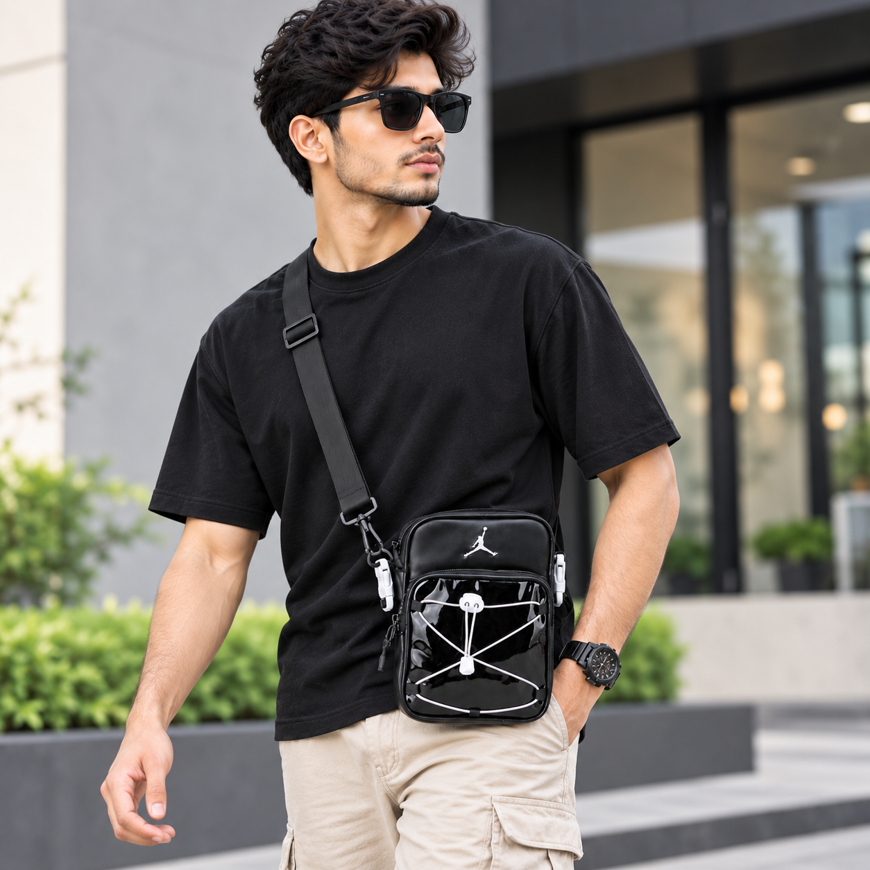 Jordan Style Premium Crossbody Chest Bag