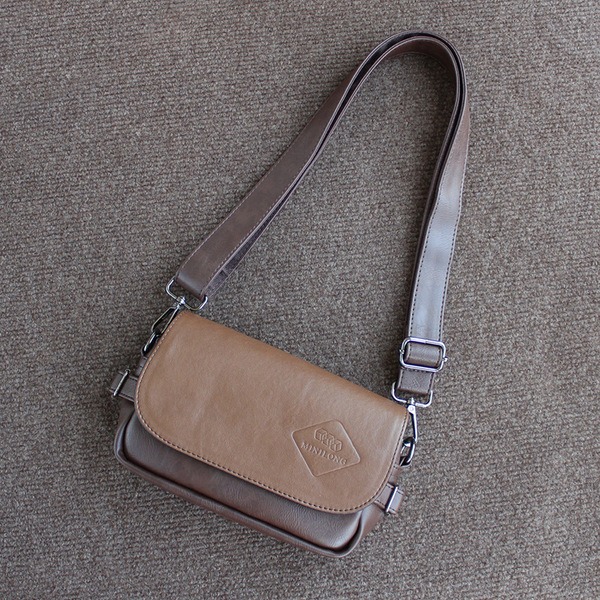 MINIFLONG Leather Sling Bag | Side Bag for Men