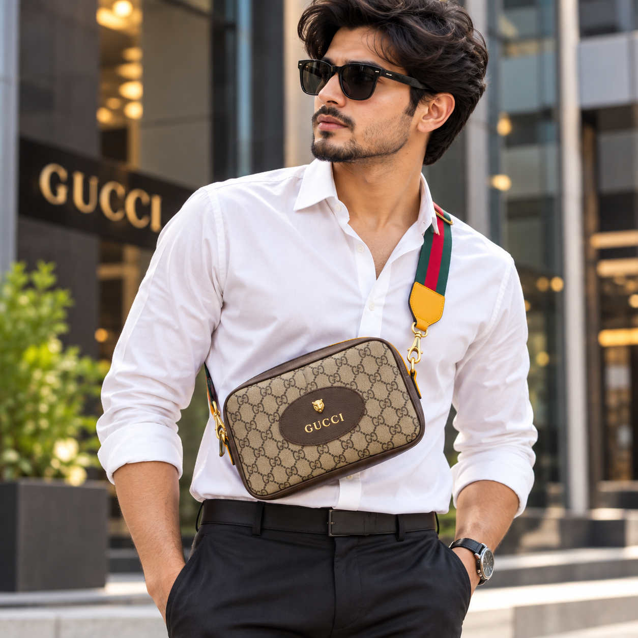 Premium Gucci Side Bag for Men & Women