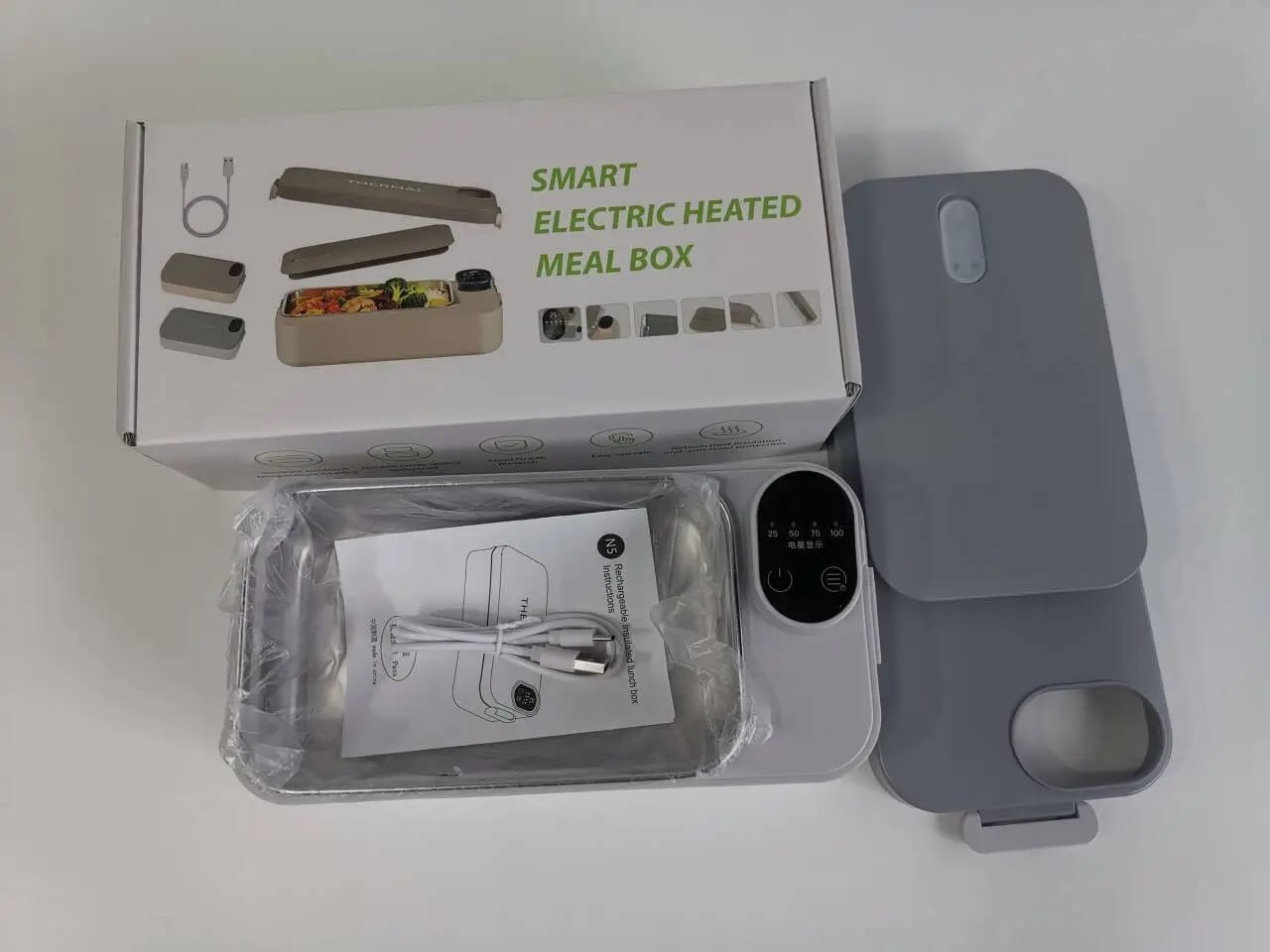 Portable Rechargeable Electric thermal Lunch box thumbnail 6