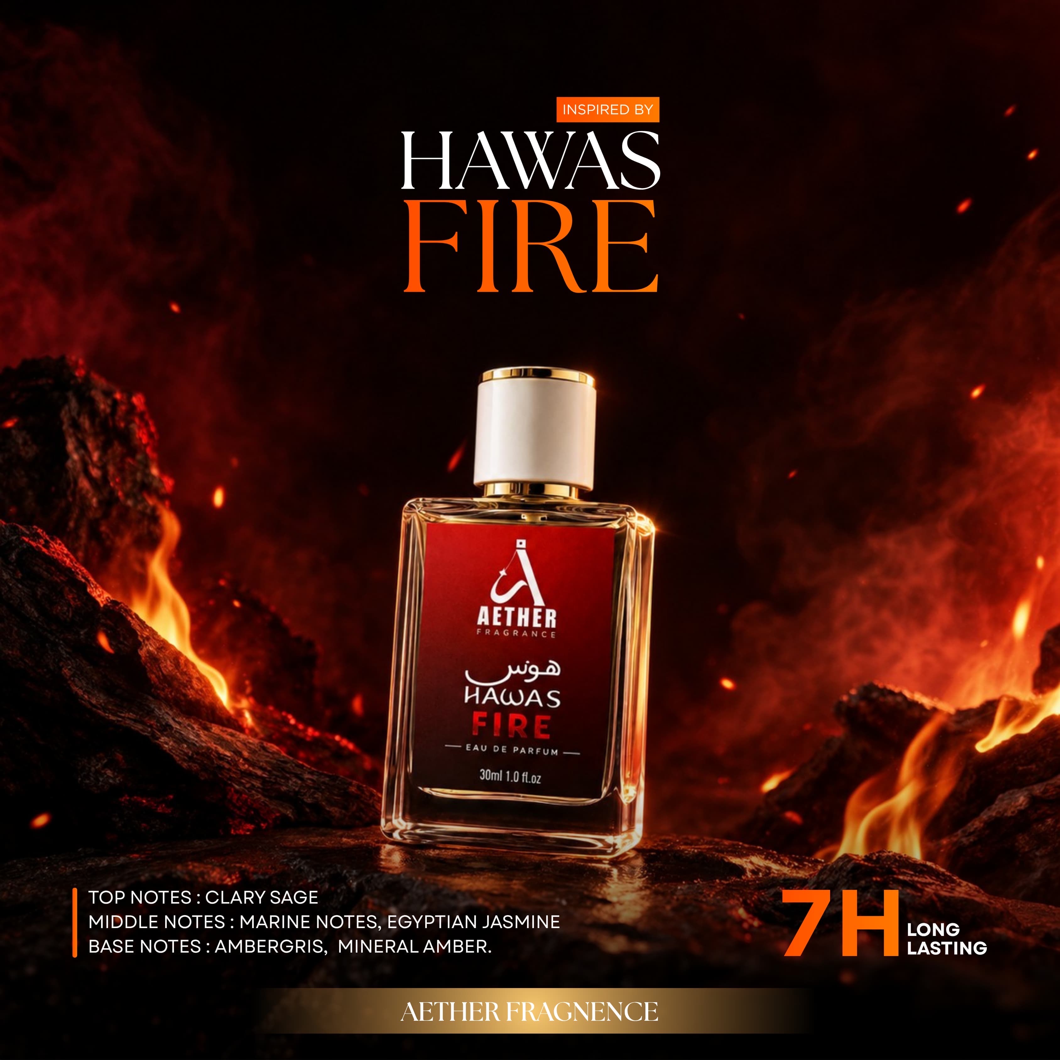 Hawas Fire EDP-Men | Inspired by Rasasi Hawas Fire | Aether Fragrance_img_0