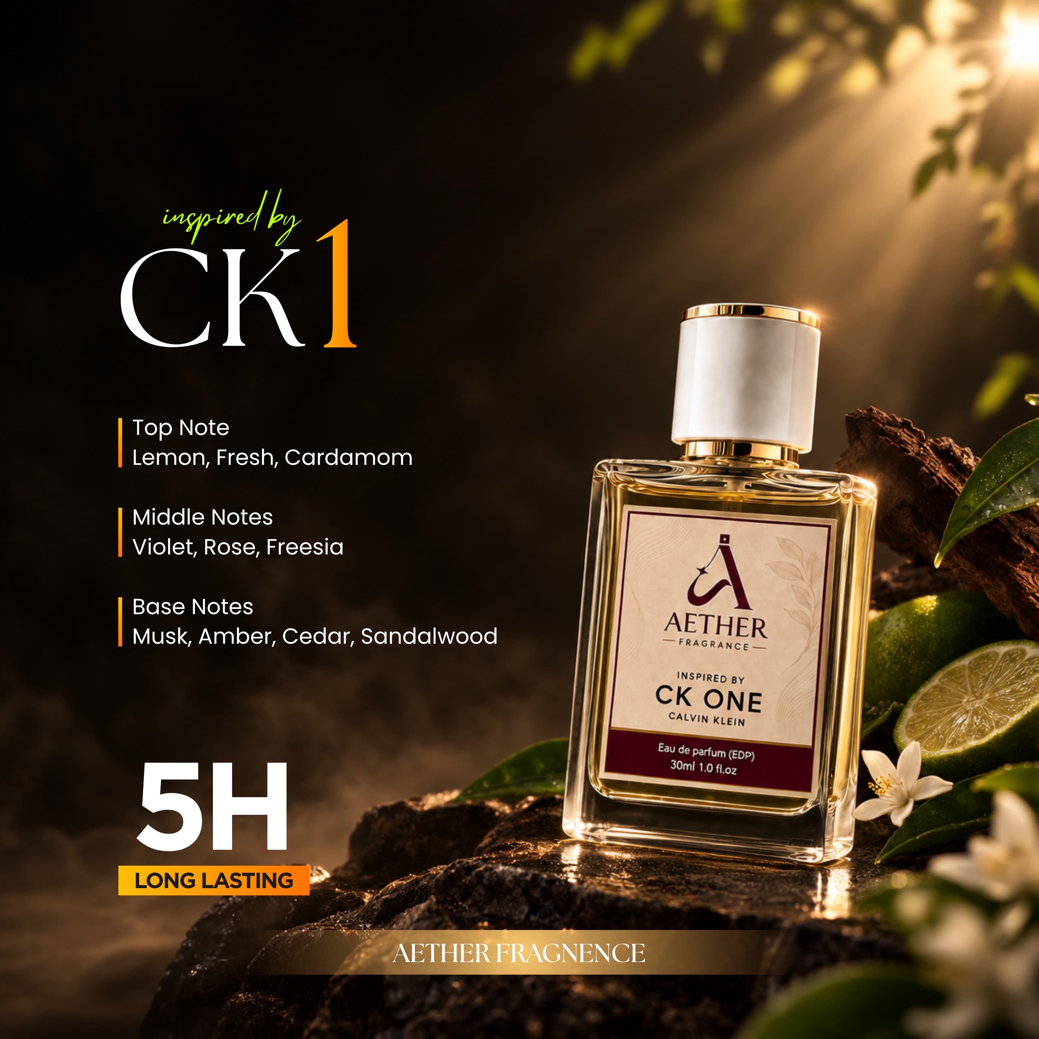 CK One EDP- Unisex | Inspired by Calvin Klein CK One – Aether Fragrance