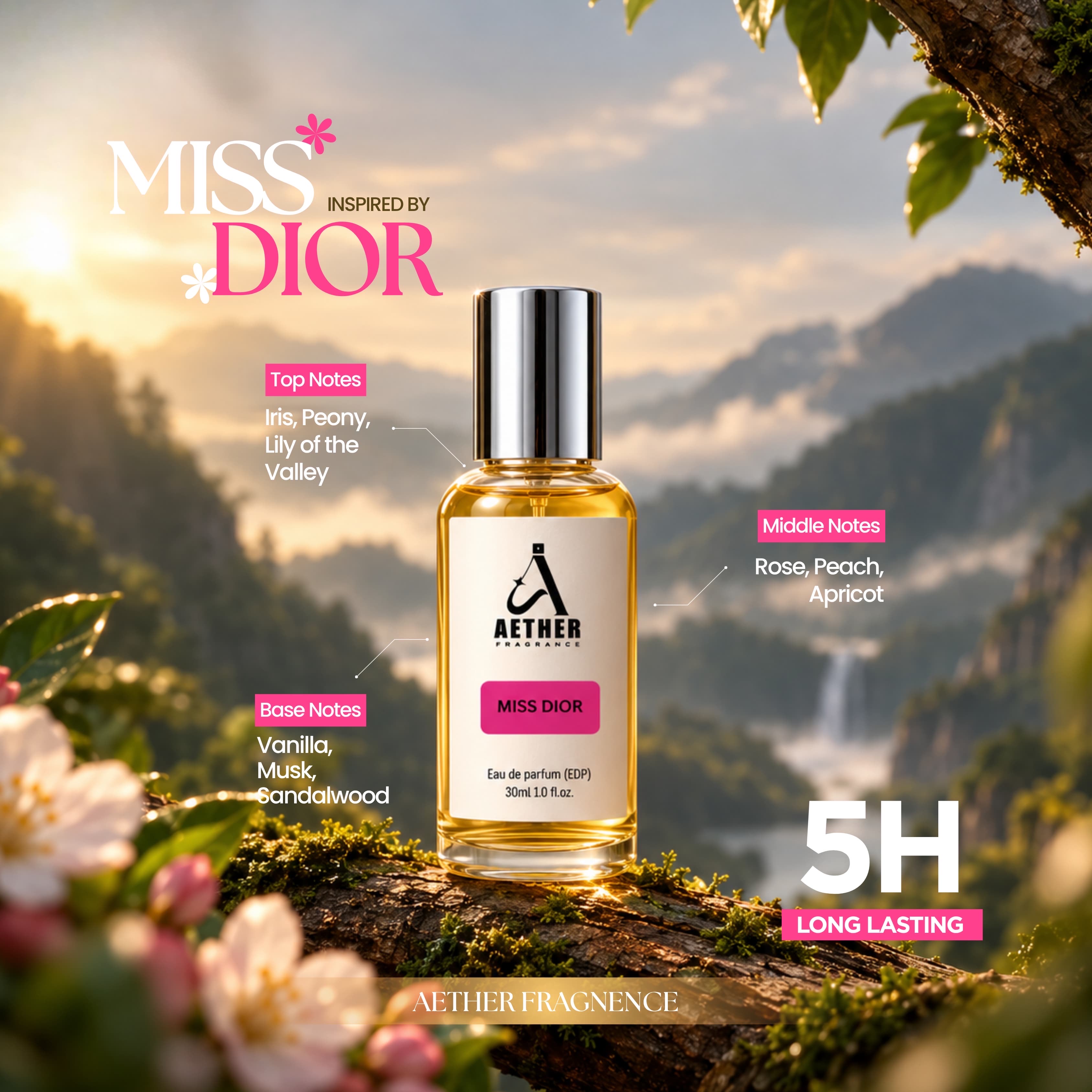Miss Belle EDP Inspired By Miss Dior – Women | Aether Fragrance_img_0