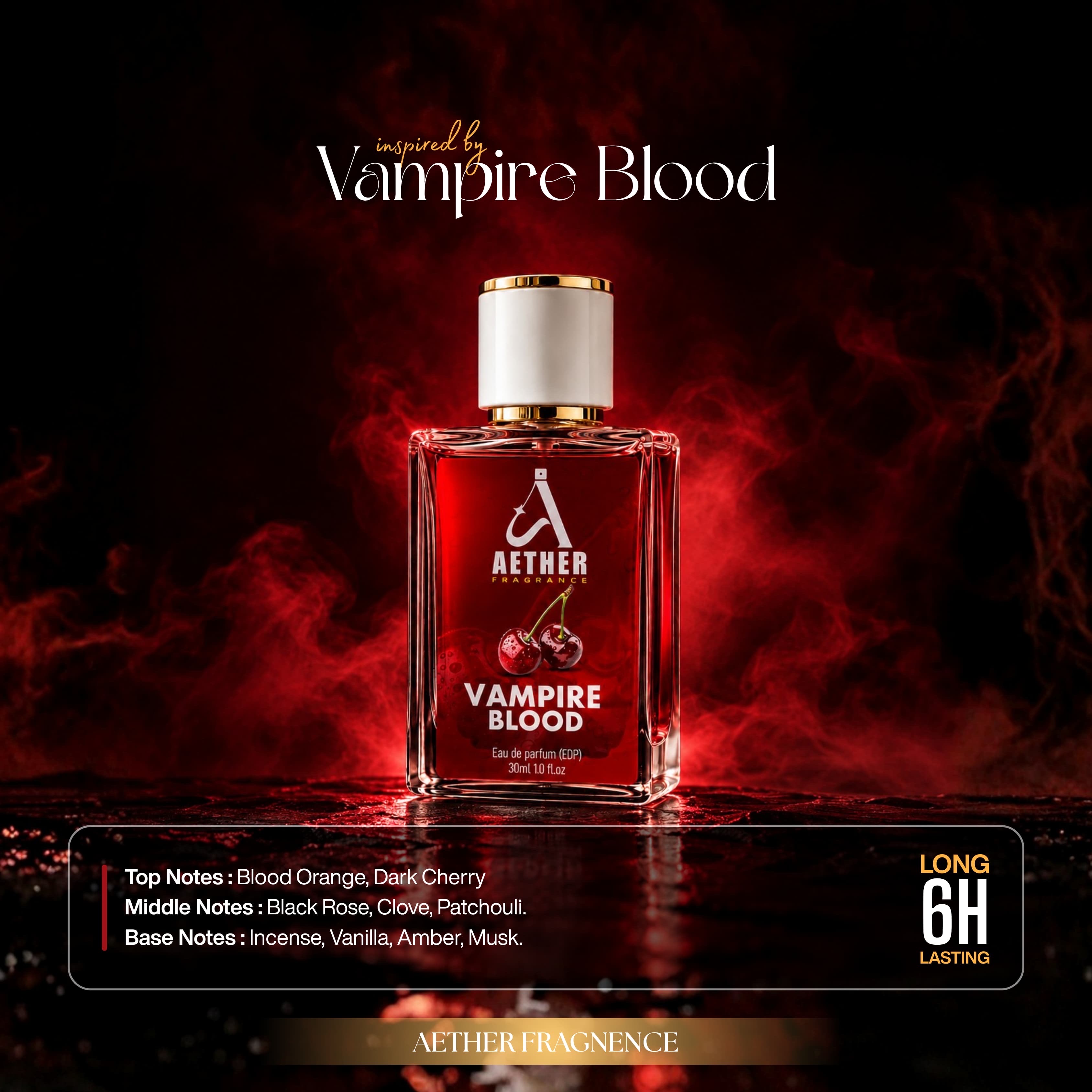 Vampire Blood EDP | Inspired Perfume for Men & Women | Aether Fragrance