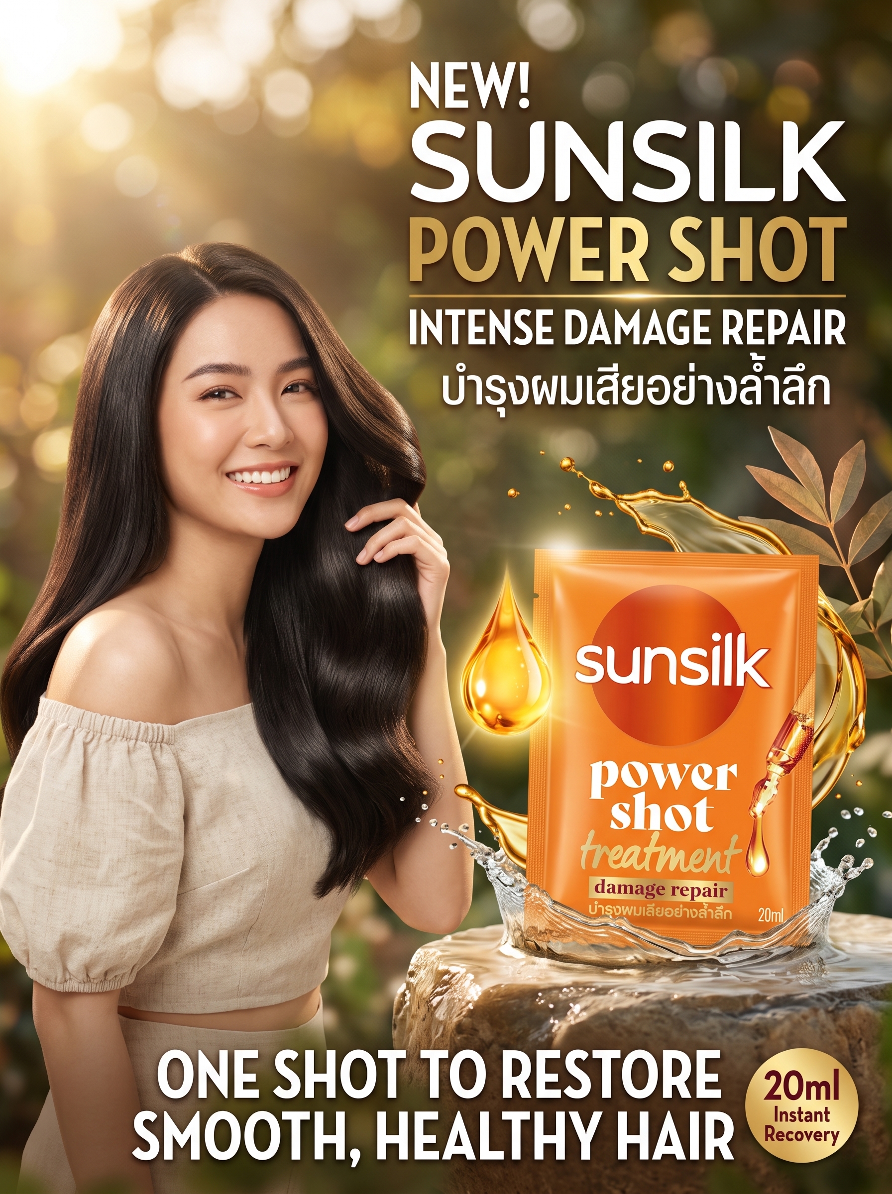 Sunsilk Power Shot Treatment Damage Repair (20ml)