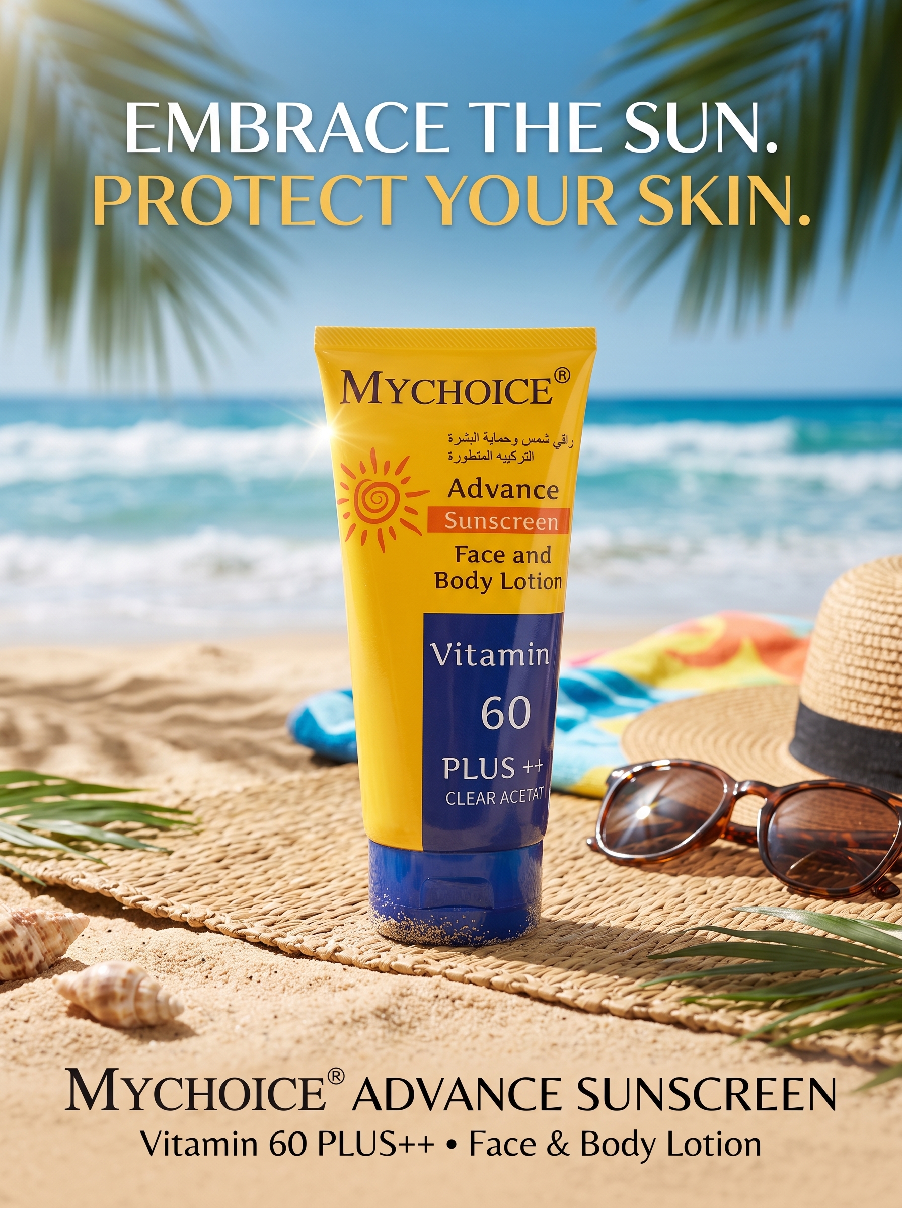 Mychoice Advance Sunscreen Vitamin 60 Plus++ Face & Body Lotion