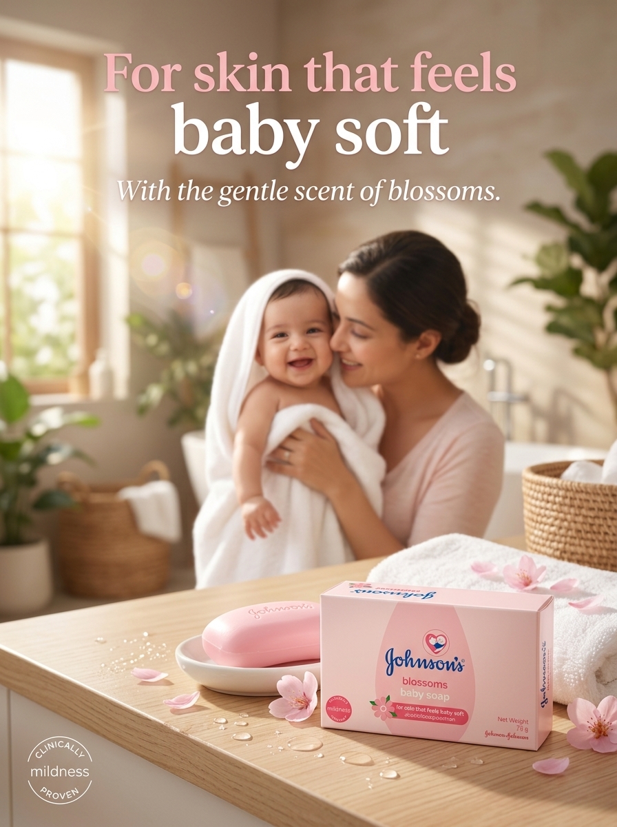 Johnson's Blossoms Baby Soap (100g)_img_1