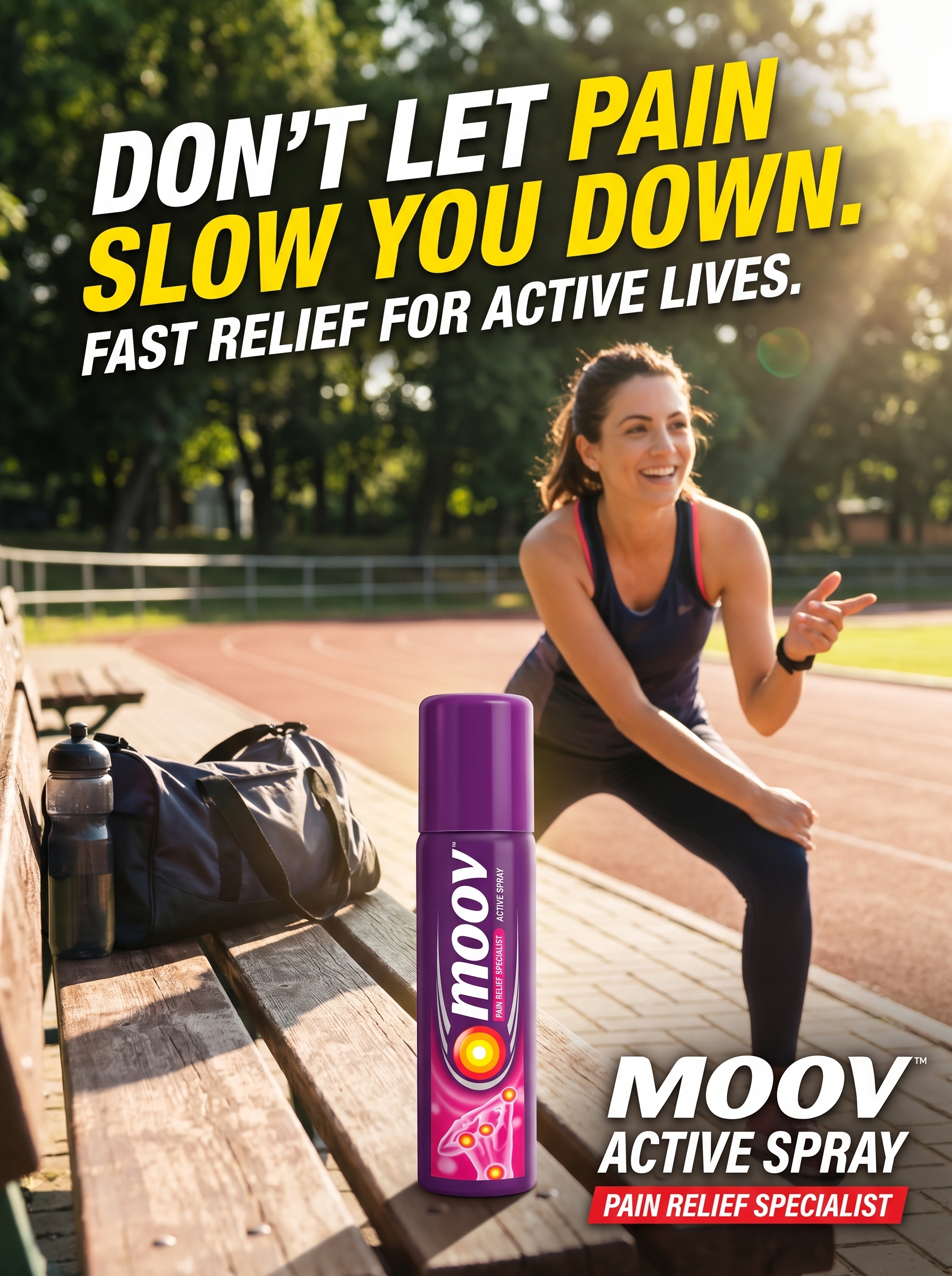 Moov Active Spray Pain Relief Specialist