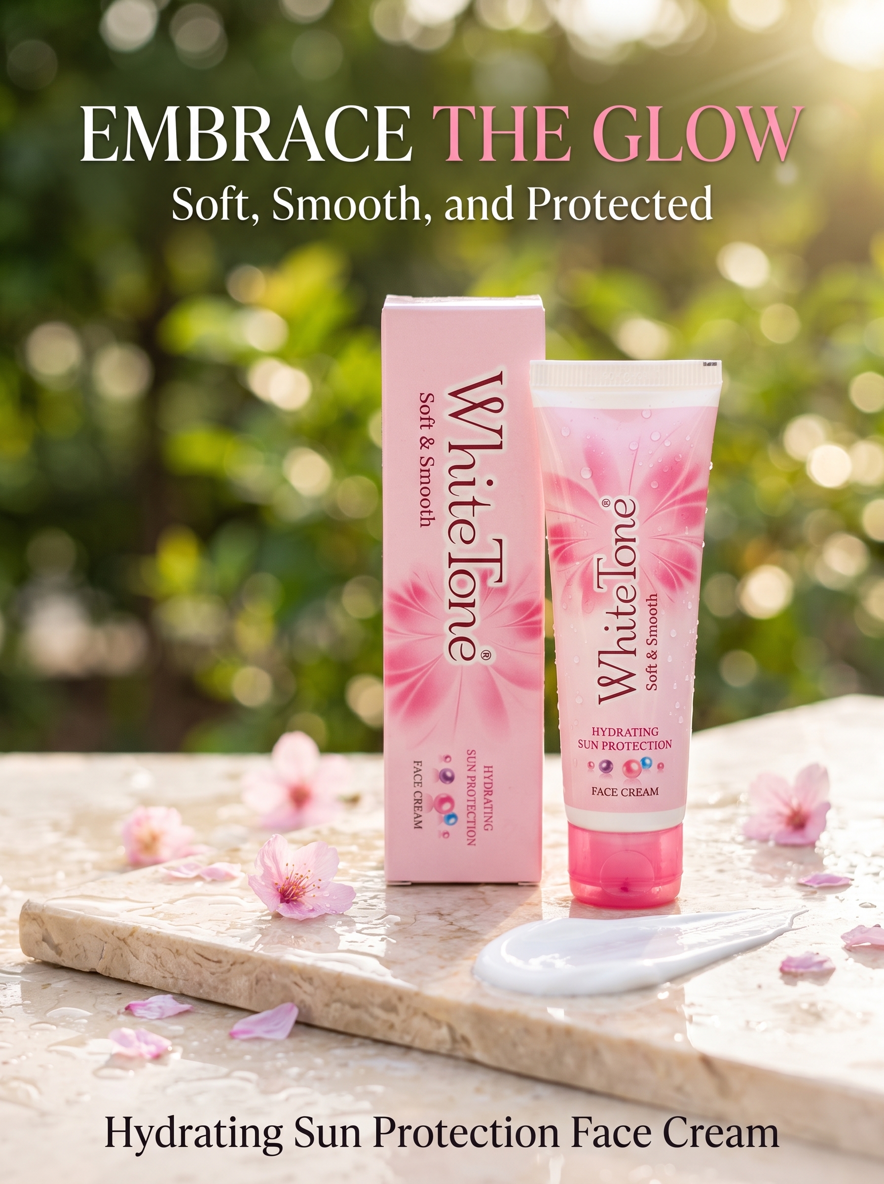 WhiteTone Soft & Smooth Hydrating Sun Protection Face Cream