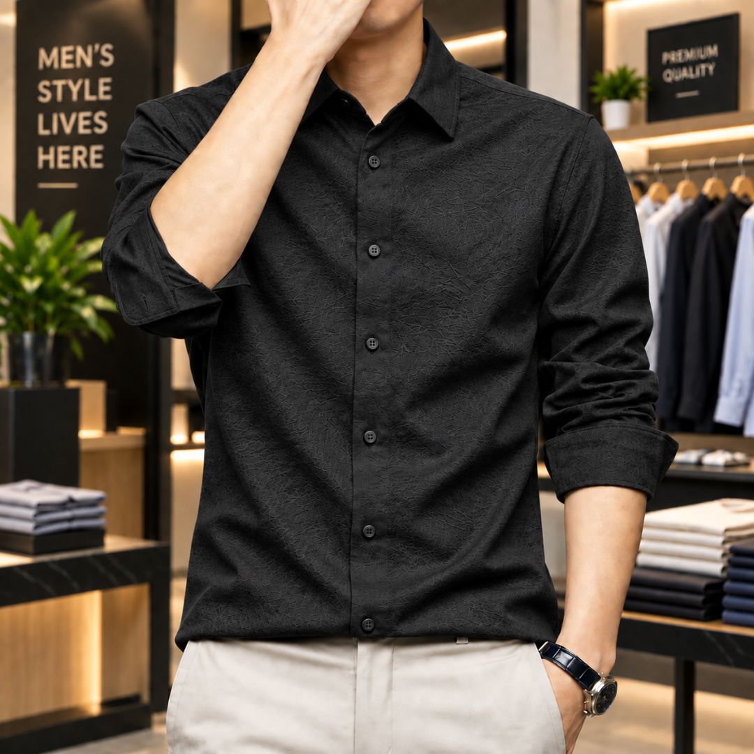 Premium Solid Stitch Full Sleeve Shirt_img_7