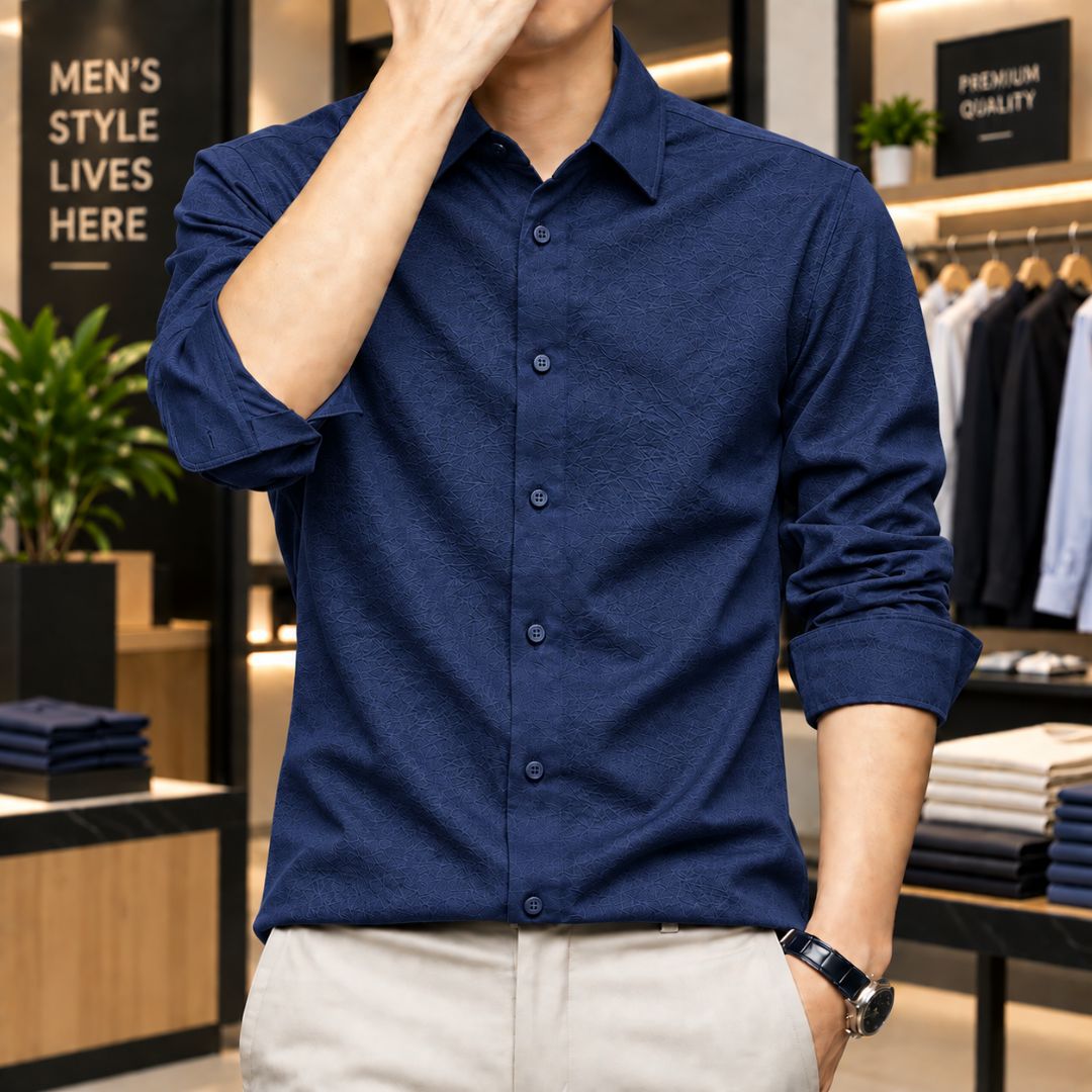 Premium Solid Stitch Full Sleeve Shirt_img_0