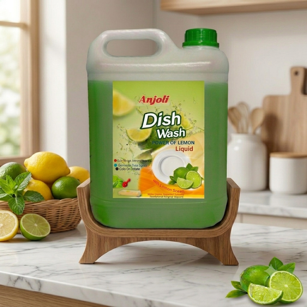Dish Wash Liquid with Lemon Scent | Best Dishwashing Liquid -5Liter_img_2