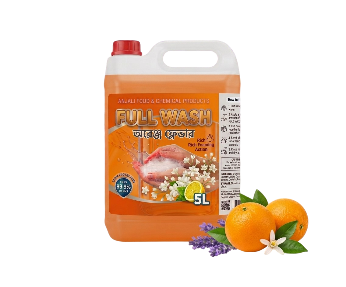 5-in-1 Complete Cleaning Combo Pack - 5 Liter Liquid Detergent, Dish Wash, Hand Wash & Toilet Cleaner_img_4