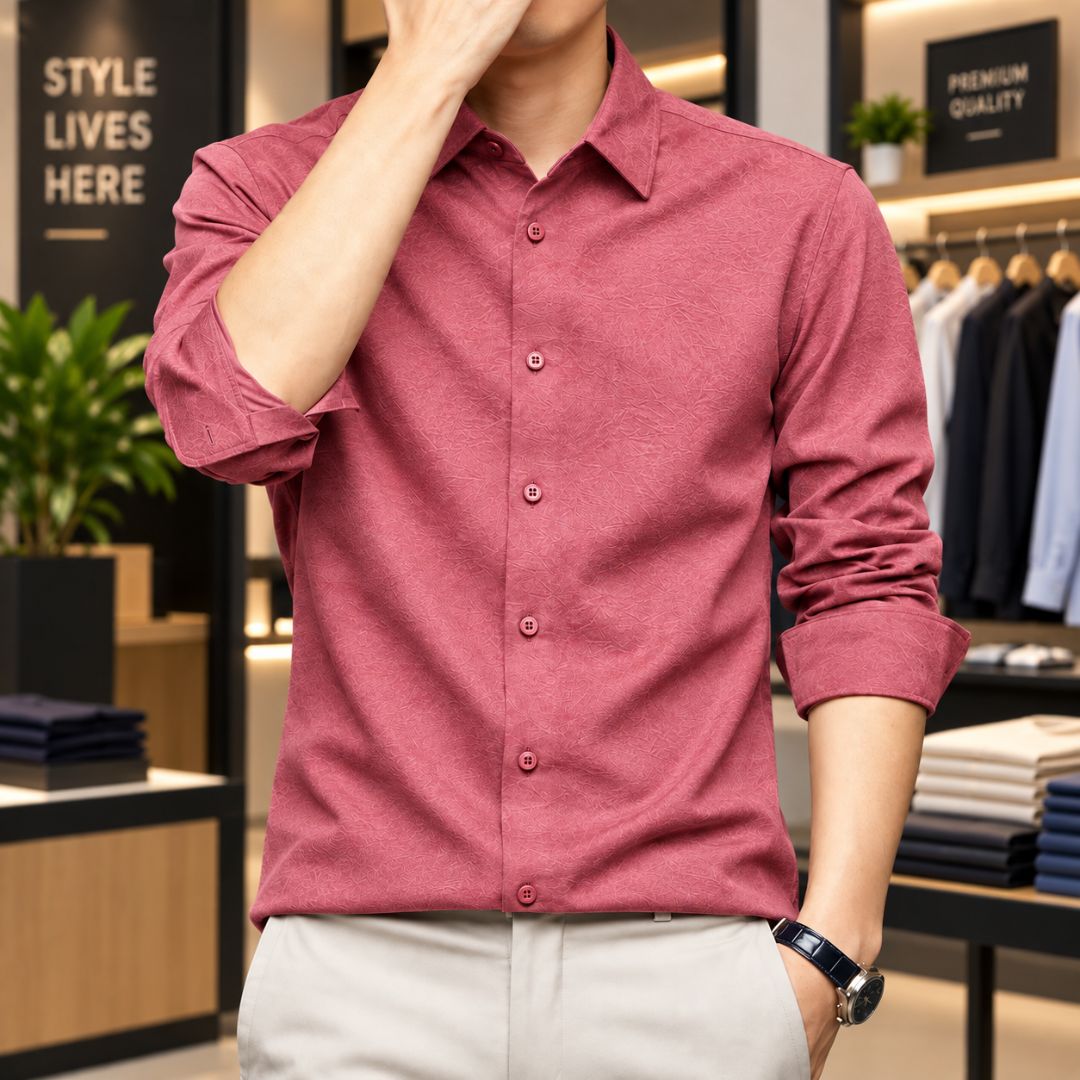 Premium Solid Stitch Full Sleeve Shirt_img_3