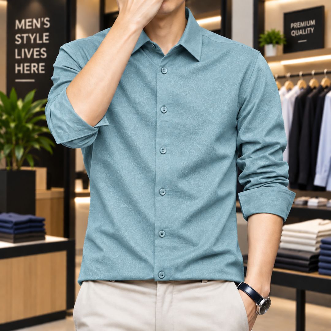 Premium Solid Stitch Full Sleeve Shirt_img_1