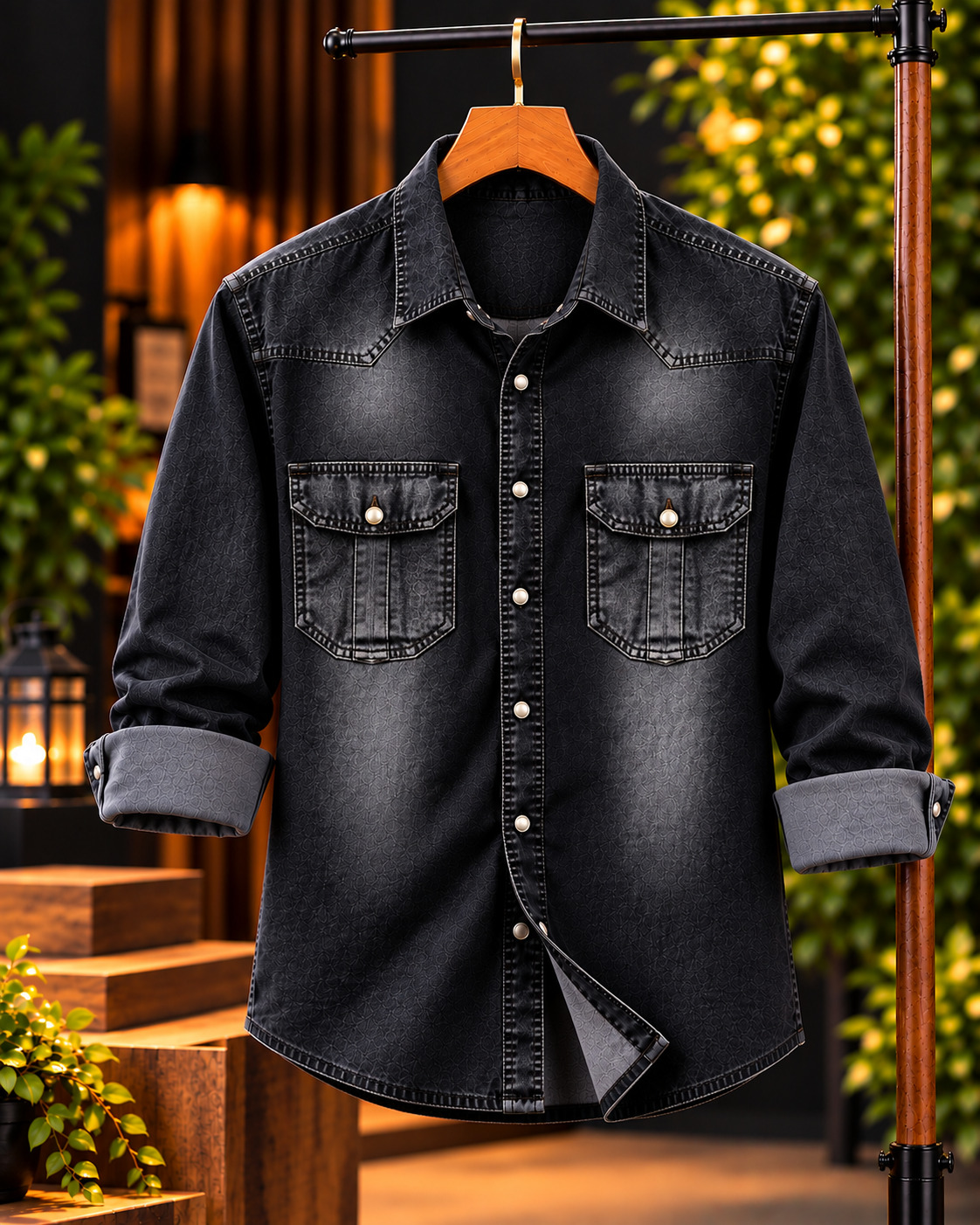 Premium Qualite Trendy Denim Shirt_img_3