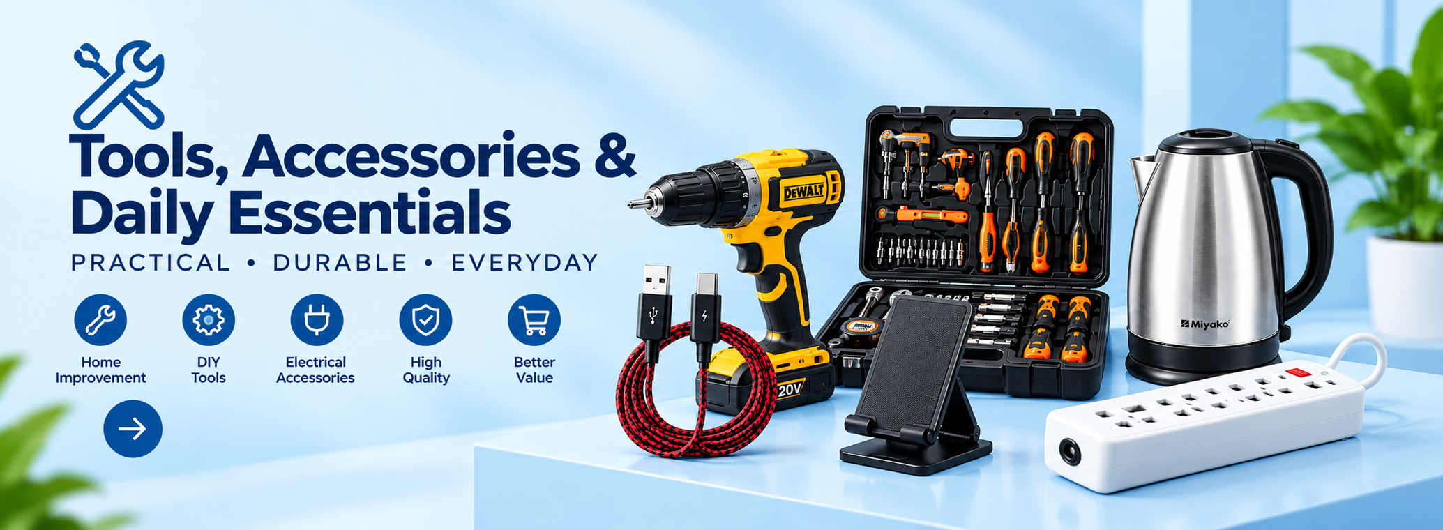 Tools, Accessories & Daily Essentials